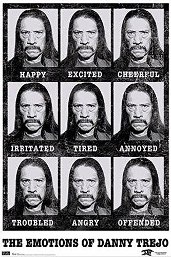 Close Up Danny Trejo Poster Emotions (57cm x 86,5cm) + Ü-Poster