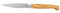AUSONIA - Coltello da tasca modello Pattada manico ulivo lama inox Cm 23