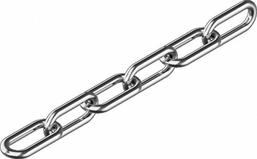 ARBO-INOX Edelstahlkette DIN 763 langgliedrig 6 bis 10 mm A4 Größe 10 mm