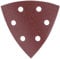 Bosch Home and Garden DIY 25tlg. Schleifblatt Set verschiedene Materialien für Deltaschleifer (Körnung 120, 6 Löcher) 2607019490
