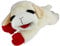 Multi Pet Offiziell Lizenziertes Lamb Chop Jumbo-Hundespielzeug, Plüsch, 61 cm, Weiß