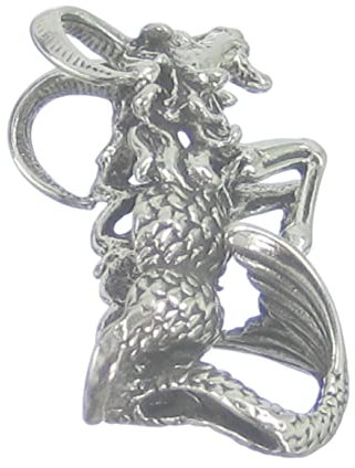 Steinbock großer Anhänger aus Sterlingsilber .925 x 1 Zodiacs Zodiac Goats