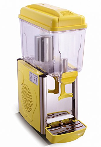 SARO Kaltgetränke-Dispenser – 12 L – Digital einstellbar – Mit Paddelsystem gegen Schaum – Edelstahl/Kunststoff – Temperatur +3 bis +8 °C – Modell COROLLA 1G