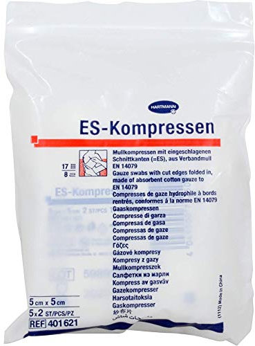 ES-Kompressen Steril 5x5 cm 8fach CPC