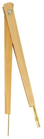 Zirkel mit Holzspitze, 40 cm