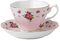 Royal Albert New Country Pink Roses Tee Tasse und Sauce Vintage Box, Mehrfarbig, Knochenporzellan, 20.3cm