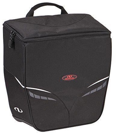 Norco Fahrradtasche Canmore City, Schwarz, 34 x 34 x 14 cm, 13 Liter