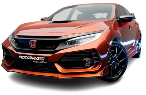 3M 1080 G364 GLOSS FIERY ORANGE 5ft x 1ft (5 Sq/ft) Car Wrap Vinyl Film