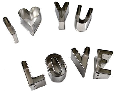 Ausstechformen I Love you 8tlg.