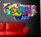 the grafix studio Personalised Graffiti Brick & Name Wall art Sticker 95cm (w) x 46cm (h),TR54