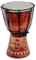 Mittelgroße 30cm Djembe Trommel Bongo Kinder Gecko Holz A3