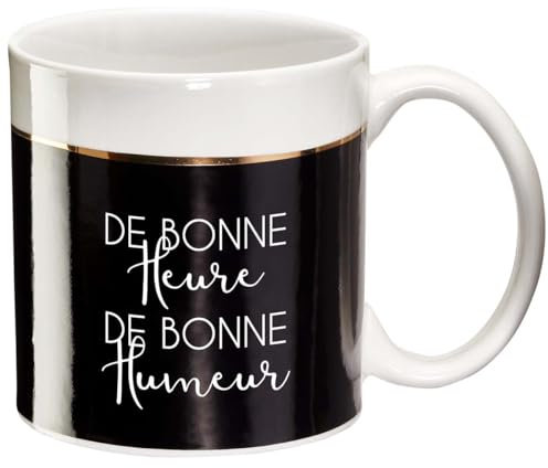 Draeger - Taza Original - Taza de té para Regalar a Sus Seres Queridos - Taza de café de Porcelana Fina - 350 ml 8 cm de diámetro x 8,5 cm de Altura temprano por la mañana de Buen Humor