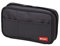 LIHITLAB Zipper Pen Case, 7.9 Ã— 2 Ã— 4.7 Inches, Black (A7551-24)