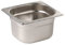 4 x Vogue 1/6 Gastronorm Pfannen & Deckel 100 mm tief Food Container Edelstahl