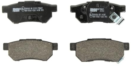 FERODO Brake Pads | FDB621 | OE-Matching Quality | Eco-Friction Fuse+ Technology | Pack of 4