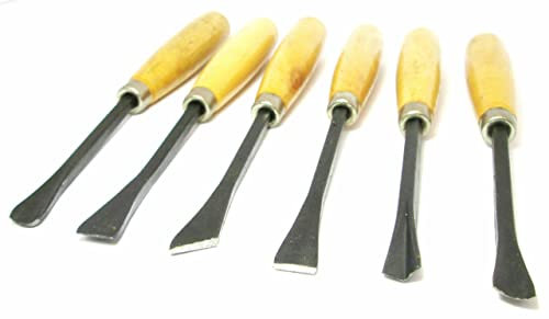 Toolzone 6Pc Carving Chisel Set