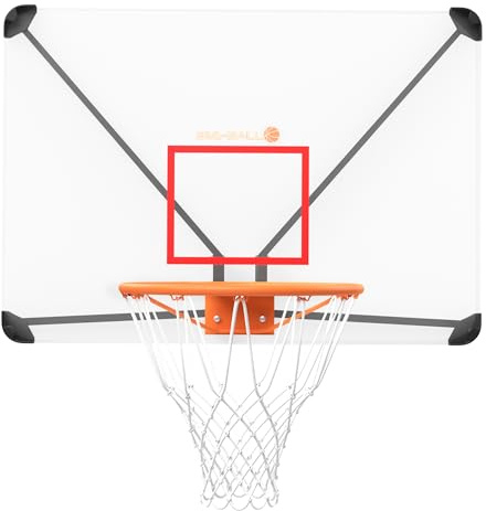 BEE-BALL ZY-022 Basketball Backboard. Polycarbonate and includes Full Sized Hoop with Wall Mounting Bracket and Fixing Kit