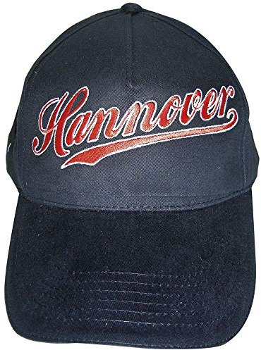 Fan-O-Menal Schirmmütze - Cap mit Hannover- Einstick - Hannover - 61006 schwarz - Baumwollcap Baseballcap Hut Cappy