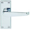 VICTORIAN FLAT LEVER ON BACKPLATE - LATCH (CONTRACT RANGE)