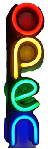LED Schild Leuchtschild Reklame LEUCHTREKLAME Werbung versch.stylen DISPLAY SIGNS Neon OPEN-15