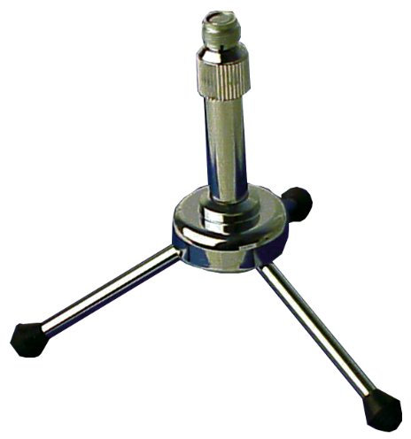 Soundlab Microphone Desk Stand, Chrome