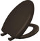 Bemis 1200SLOWT 248 Toilet Seat Will Slow Close, Never Loosen and Easily Remove, Espresso Brown, Elongated