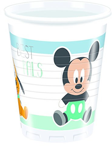 Disney 47661 Infant Mickey Party Decoration Cups Plastic, 200 ml