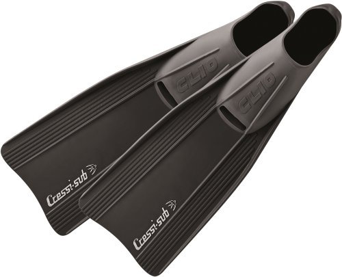 Cressi Clio lange 30 cm Schnorchel-Flosse 8,5/9,5 Schwarz
