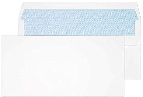 Blake Purely Everyday 8882 Briefumschläge Selbstklebend Weiß DL 110 x 220 mm - 110g/m² | 500 Stück