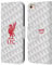 Head Case Designs Officially Licensed Liverpool Football Club Red On White Kit Liver Bird Leather Wallet Case Compatible With Apple iPhone 6 / iPhone 6s