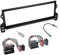 Sound-way Kit Montaggio Autoradio, Mascherina 1 DIN, Adattatore Connettore ISO, Adattatore Antenna, Adattatore Antenna Fakra, compatibile con Mini Cooper