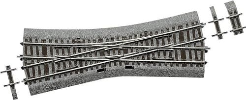 Roco Einzelkreuzungsweiche EKW-15, 16.5 mm, HO Gauge, Schwarz, Grau, Silber, Modellbahn Gleis - Kreuzungsweiche