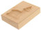Hofmeister Holzwaren Spekulatius-Form, Holz, Kirche, 8 x 6 x 1,7 cm