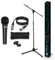 LD Systems MIC Set 1 ; Mikrofon Set mit Mikrofon, Stativ, Kabel und Klemme, schwarz, OneSize