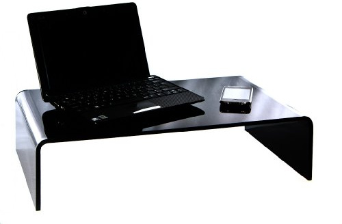 Wrights Plastics GPX Black Acrylic Monitor/TV Stand