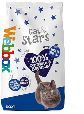 Pets Choice Webbox Cat Stars Dry Food, 900g