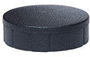 Magnet Maulsolid, Rundmagnet, bruchsicherer Kunststoff, 300 g Haftkraft, 20 x 7,5 mm, schwarz, 6162090