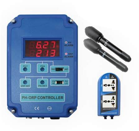 OCS.tec Kombicontroller Steuerung Regler 2-Fach-Messgerät (PH+Redox) CO2-Wert Aquarium Süß- und Salzwasser (0-1000mV) P13