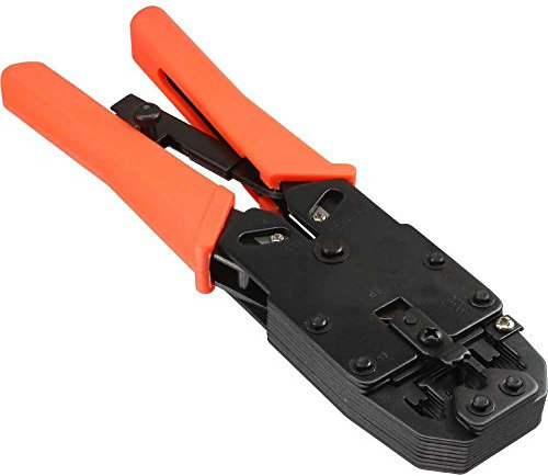 InLine 74103 Modular Crimpzange, für RJ10,11,12,45 und DEC (DSL-Splitter) Stecker