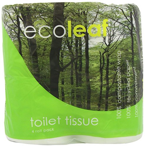 ecoleaf de Suma ecoleaf Papier Toilette 4 Rouleaux (Lot de 10, Total 40 rouleaux)