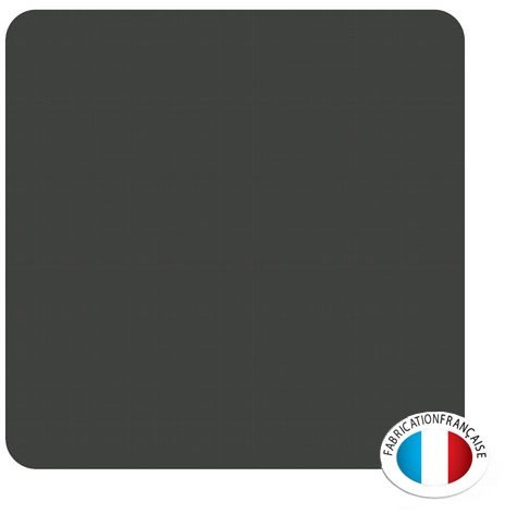 Bodenplatte aus Stahl, abgerundete Ecken, 750 x 750