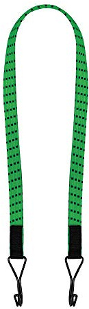 Oxford: Twin Wire Flat Bungee 16mmx800mm 32� - Black/Green - 16mmx800mm 32''