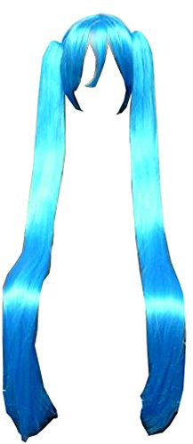 thecostumebase die Vocaloid Hatsune Miku Cosplay Perücke 1m Straight Long Blue
