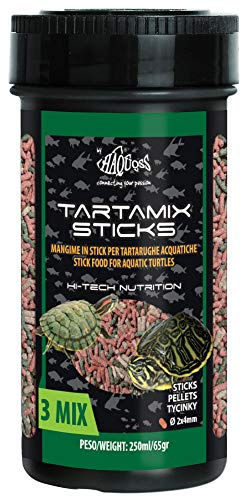 Haquoss Tartamix Sticks Futter in schwimmenden Sticks für Wasserschildkröten, 250 ml/65 g