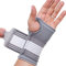 NEOtech Care Banda de sujeción para la palma de la mano y el pulgar - Elástica y transpirable - Tira de compresión ajustable - Marca (Gris, Talla S, 1 Unidad)