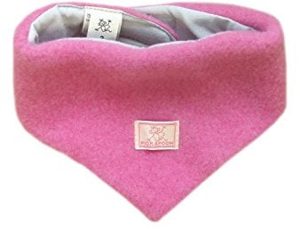 Pickapooh Halswärmer, 100 % Merinowolle, Baby, Jungen, Mädchen, Schal, Halstuch, Baumwoll-Fleece, Winter, rose, 3-9 Months