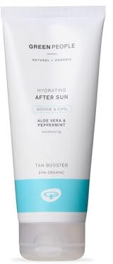 Green People Hydrating After Sun - Natural & Organic - With Aloe Vera & Mint - Vegan & Cruelty Free, 200ml