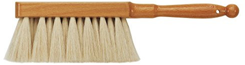 da Vinci Graphic Design Serie 2485 - Staubbürste - weiches weißes Ziegenhaar mit lackiertem Holzgriff