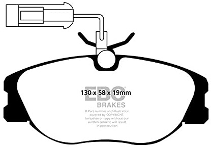 EBC Brakes DP41109R Yellow stuff Brake Pads