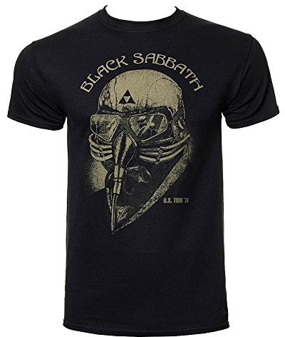 Black Sabbath Officially Licensed Tour T Shirt Iron Man Tony Stark (S-2XL) (XL)